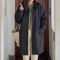 로로텐 카라넥 롱 야상 집업 점퍼 나그랑 여성 빅사이즈