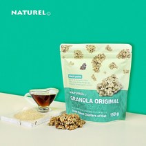 나뚜렐 그래놀라 오리지널 150g 청크타입 수제 프리미엄 곡물과 견과류 60%이상 함유, [무료배송+추가할인] 오리지널 3개