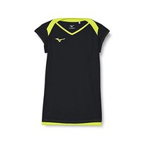 미즈노 V2MA8282 여자 배구복 연습모 소매 셔츠