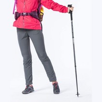 충격흡수 기능성 휴대용 등산지팡이 시댁선물 트래킹 배낭여행 하이킹 캠핑 백패킹, 클라이 4단일자스틱(레드)