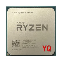 amd ryzen 5 1600x r5 1600x 3.6 ghz 6코어 12스레드 cpu 프로세서 95w l316m yd160xbcm6iae 소켓 am4, 없음