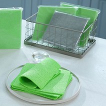 물때없이 싹 기적의 청소왕 물먹깨비 만능 행주 요술행주 극세사 반 영구적, 2세트