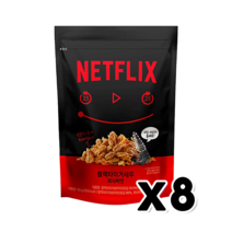 넷플릭스 블랙타이거새우 와사비맛 스낵과자 50g x 8개, 단품