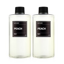 JSP디퓨저 1000ML(500ML 2개)리필액, 복숭아