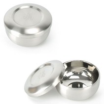 HWK780957STL 이중 스텐 합식기 밥공기 밥그릇 10.3x5cm 1p, 상세페이지 참조