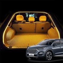 H.D. 올뉴투싼 트렁크 식빵등 차박 무드등 캠핑, 화이트, 화이트