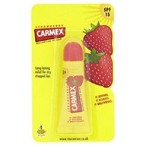 카르멕스 클래식 모이스처라이징 립밤 7.5g Carmex CLASSIC 건조하고 갈라진 입술, 10g(12개입), 딸기