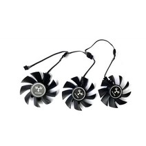 호환용 다채로운 igame Geforce Gtx 1070Ti 1060 1080 그래픽 카드 팬용 3pcs 75mm 4pin 1050, [01] 3pcs