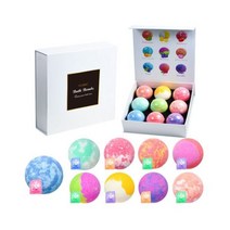 9 팩s Luxury 라이트 Up 배쓰 밤 기프트 세트 Organic Spa Set Fit 여성