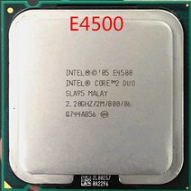 최고듀얼 E4500 조각 65 nm CPU 945 마더 보드와 호환, 한개옵션0