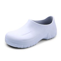 남성 남자 남성용 샌들 남자 요리사 신발 주방 요리사 신발 검은 나막신 작업 병원 신발 슈퍼 미끄럼 방지 오일 증거 방수 플랫