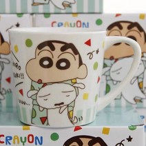 BLOWFISH FUGU 짱구 식기세트 머그컵 신짱 머그컵+랜덤 사은품, 잠옷 짱구