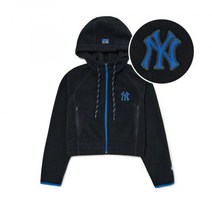 MLB 여성 애슬레저 폴라폴리스 후드집업 NY 블랙