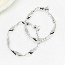 모던 꼬임 원터치 링귀걸이 귀찌 가능 귀 안 뚫는 귀걸이