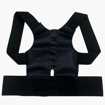 corset back correction magnetic 자세 교정자 스트레이트 숄더 브레이스 lumbar support pain relief for child 성인 여성 남성, bk, m, 1개