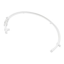 에코창 라운드 커튼레일 화이트, 3자(90cm)