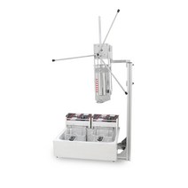 업소용 츄러스기계 반죽 제조 메이커 압출기, 5L 스트레이트 다운 타입