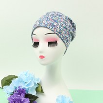 Anosfit by 속구닷컴 플라워 수면비니 국내생산 암환자 항암두건 사계절 나이트캡 수면헤어캡 얇은 봄 여름 병원
