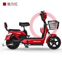 48V 전기 자전거 장거리 출퇴근 가성비 고성능 트위터 알바 배달용 접이식, 20AH, 카리스마레드-20A슈퍼웨이브텐셀배터리