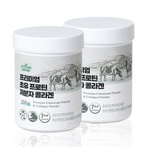 프리미엄 초유 단백질 콜라겐 유청 프로틴 분말 100% MBP 락토페린, 2+3 1050g
