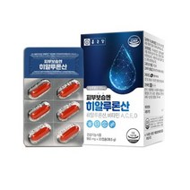종근당 피부보습엔 히알루론산, 30정, 5개