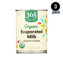 365 by Whole Foods Market 홀푸드마켓 비타민D 유기농 무가당연유 355ml 3개