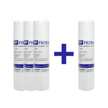 [3 1]마이크로필터 PP 언더세드 침전필터 250mm 5um 4개 1년세트