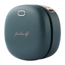 Well Star 웨이스트 팬 행잉 넥 포터블 미니 USB 선풍기, Green, WT-F37