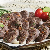 꽉찬속 함경도식 속초 아바이순대 슬라이스 500g 간단한 부속 찰, 1개