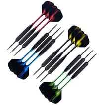 다트기계 다트핀 12 개/대 소프트 나일론 팁 다트 PC 샤프트 전자 플라스틱 보드 홈 바, [04] 버건디
