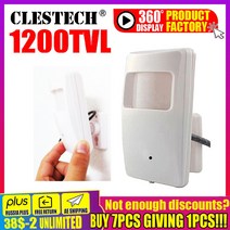 CCTV 3.7mm 렌즈 숨겨진 된 HD CCTV 카메라 진짜 1200TVL 보안 감시 컬러 비디오 프로브 외관 작은 미니 브, 01 1/4