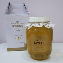 [햇꿀 출시/ 이벤트] 스위트허니 100% 천연 국내산 벌꿀 2.4kg 아카시아 잡화 밤, 1. 아카시아꿀 2.4kg