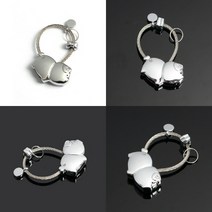 TWKL 돼지 열쇠고리 실버