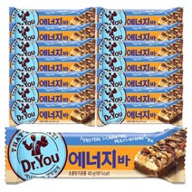 사무실 간식 다이어트 주전부리 오리온 닥터유 에너지바 40g 15개 x 1