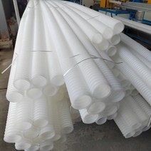 유공관 HDPE 주름관 플라스틱 천공 단일벽 이중벽 하수도관 케이블 슬리브 보호관 반원형 단면 흰색, 12/이중벽 국가 표준 160mm 흰색