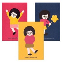 브리스크스타일 성냥 3p 세트 안녕, Happy, Dandy, Grace, 7세트