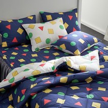 다이앤하우스_사계절 빅짱구 누빔 차렵 이불 세트