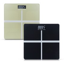 강화유리 큰글씨 백라이트 LED SCALE 디지털 체중계 전자저울, 블랙, 큰글씨 디지털 체중계