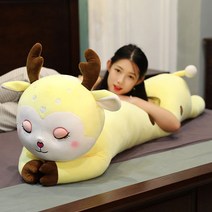 엘로우 사슴 피겨 인형 꽃사슴 봉제 키즈 고양이 선물 장난감 캐릭터 인형 돼지, 옵션01, 150cm