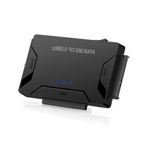 USB 3.0-SATA IDE 3 케이블 SATA-USB 어댑터 2.5/3.5 인치 외장 SSD HDD 컨버터 PC 맥북용 하드 드라이브, 01 NO Adapter_01 100cm