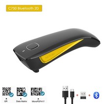 바코드스캐너 2d netum c750 블루투스 무선 핸드헬드 포켓 qr 데이터 매트릭스, c750 블루투스 2d
