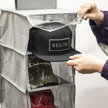 국내배송 걸이형 모자 보관함 10단 소품 수납 정리함 3size, A-기본형