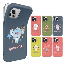 1+1/아이폰13프로 정품 BT21 방탄소년단 캐릭터 슬림 젤리 핸드폰 케이스