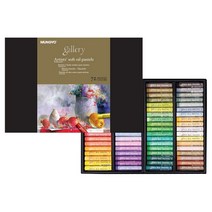 LCZ678206[문교] 소프트 오일파스텔 72색 MOPV-72 지함케이스 종이케이스 / 전문가용 / 1개입 / 11010119