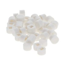 Fielect 피스 촉각 버튼 스위치 캡 높이 마이크로 스위치용 밀키 [미국 직배송], Milky white 40Pcs