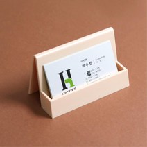 예쁜 카드진열 파스텔 명함꽂이 수납함 영업사원 인생네컷 취직생선물 사무실 케이스, 1개, 민트