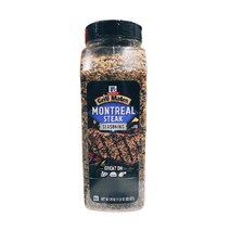 메코믹 그릴메이츠 몬트리얼 스테이크 시즈닝(MCCORMICK Grill Mates Montreal Steak Seasoning) 822g 1개 그릴 바베큐 의 풍미를 살려주는
