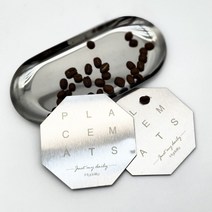 금속 실버 코스터 다각형 컵홀더 고급코스터 티코스터 메탈코스터 컵받침