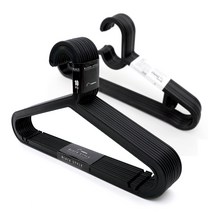 블랙 옷걸이 10P 옷걸이 행거 바지걸이 바지옷걸이, 이케아 블랙, 10개