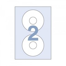 세모네모 라벨지 C3021 CD라벨 지름118mm 1000매, 1